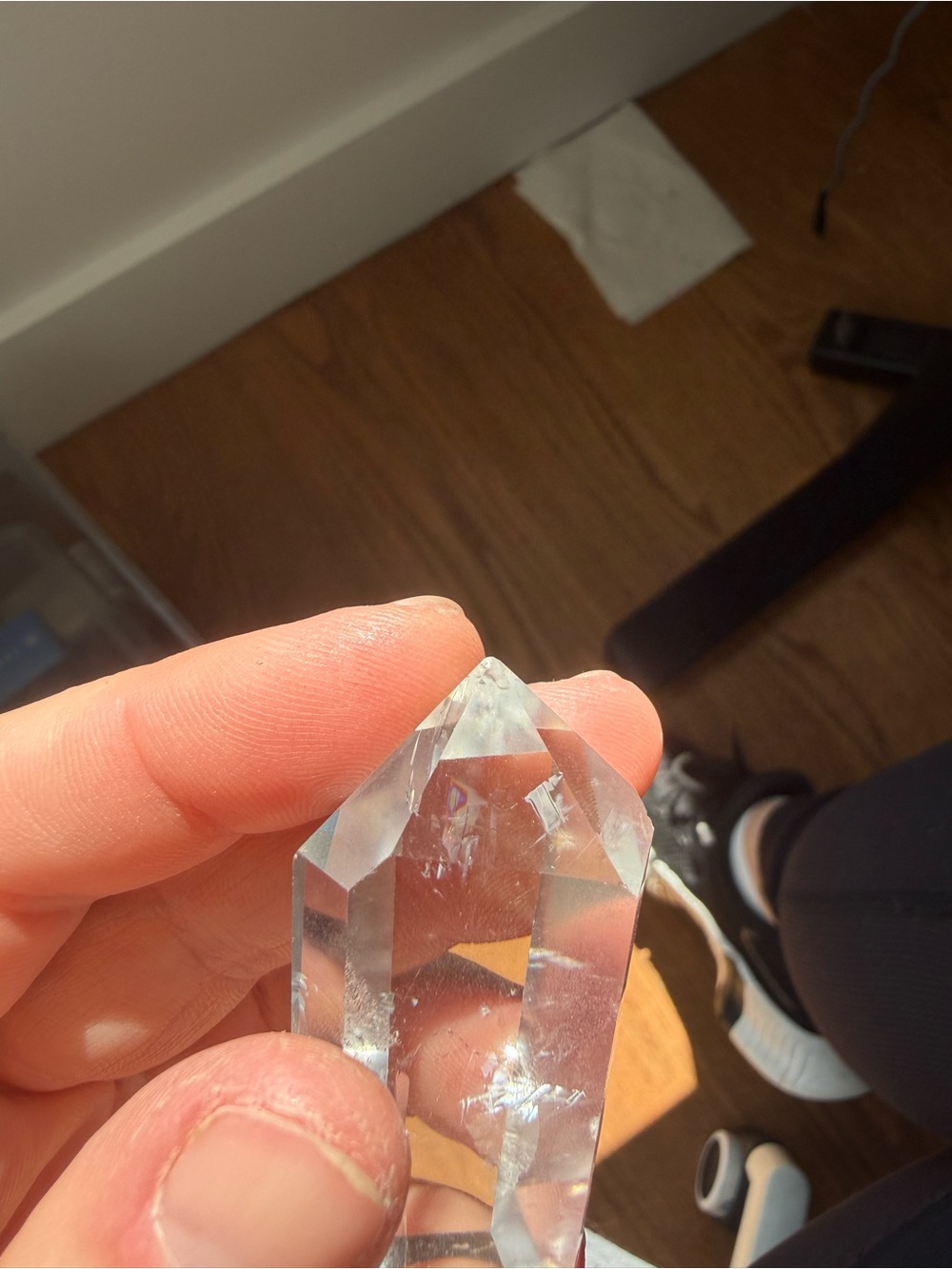 Clear Quartz Double-Terminated Point Crystal - Picture 2 of 5